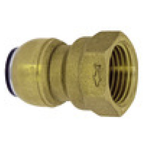 Screw-on connection, Brass, G 2, for pipe exterior ø 54 mm 